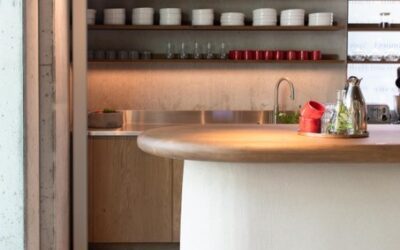contemplative tableware in use